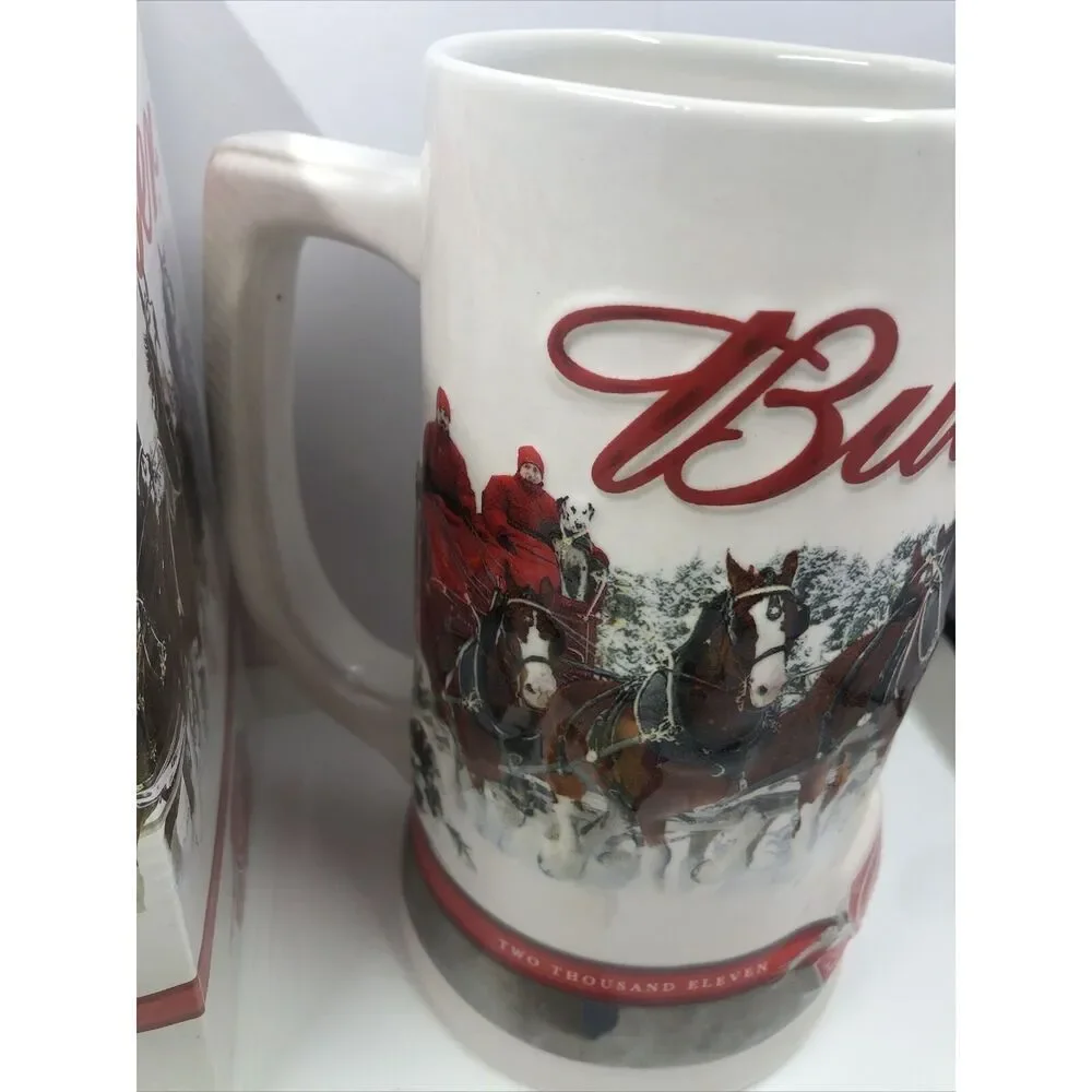 Budweiser Holiday Stein Collection 2011 